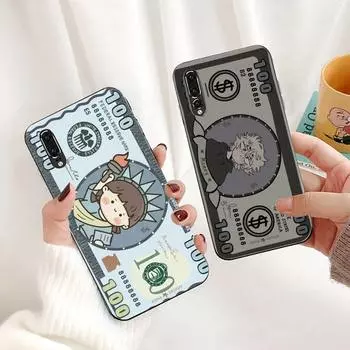 Чехол для телефона с банкнотами и деньгами для Huawei G7 G8 P7 P8 P9 P10 P20 P30 Lite Mini Pro P Smart Plus Cove Fundas P20Lite