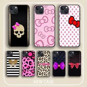 Чехол для телефона с бантом и лентой для iPhone Samsung Galaxy Redmi Xiaomi Oppo OnePlus Note SA 7 8 9 10 11 12 13 14 20 21 22 23 53 54 Pro Max Plus Ultra iPhone 6 or 6S