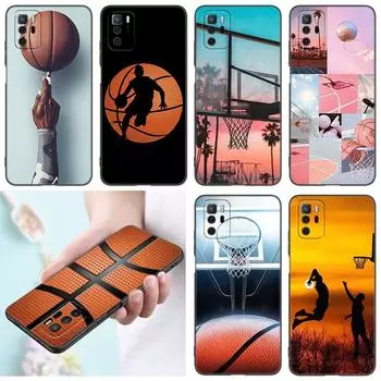 Чехол для телефона с баскетбольной корзиной для Xiaomi Redmi Note 7 8 9 10 Lite 11 11E 11T 12 Pro 11S 4G 10T 5G 8T 9S 10S, мягкий черный чехол из ТПУ Redmi Note 7(Pro)
