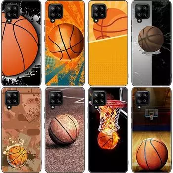 Чехол для телефона с баскетбольной корзиной для Samsung Galaxy A12 A02S A22 A32 A52 A72 A71 A51 A41 A31 A21 A11 A50 A70 A10S A20S, черный чехол Samsung A02