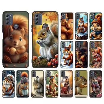 Чехол для телефона с белкой для Moto G84 G23 G24 G31 G32 G41 G51 G52 G53 G54 G71 G82 G42 G62 G200 G Play G Stylus Moto G62 5G