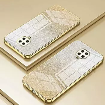 Чехол для телефона с блестящим покрытием для Xiaomi Redmi Note 9 7 8 Pro Max 9S Mi CC9 Pro 9 9T 8 CC9E, мягкая задняя крышка из ТПУ Redmi Note 7 светло-фиолетовый