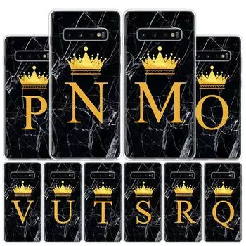 Чехол для телефона с буквенным алфавитом и короной MV для Samsung Galaxy A51 A71 A50 A70 A40 A30 A20E A10 A41 A31 A21S A11 A01 A6 A8 + A7 A Samsung A51 4G