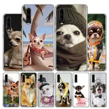 Чехол для телефона с чашкой чихуахуа и собаками для Huawei P30 P20 P10 P40 P50 Pro Mate 20 40 30 10 Lite, популярные Fundas Art Gift Huawei P20 Lite