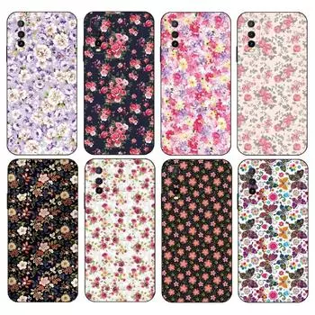 Чехол для телефона с цветами для VIVO Y31 IQOO U5 U5x 9 V21e V23 Y31s Y73 X60 X70 X80 Y33s Y21 Y76 Y15s T1 Pro Plus VIVOY76 5G