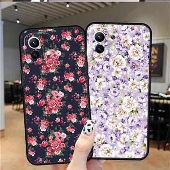 Чехол для телефона с цветами для Xiaomi 9T 9SE 9 12 11T 10 11 11i Lite Ultra Note10 Poco M3 F3 F4 M4 X4 GT Pro, задняя крышка Xiaomi 9