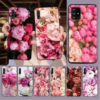Чехол для телефона с цветами пионов и пионов для Samsung Galaxy A13 A53 A11 A12 A32 A22 A52 A10 A41 A42 A33 A20E A30S A40 A51 A71 A21S Galaxy A10