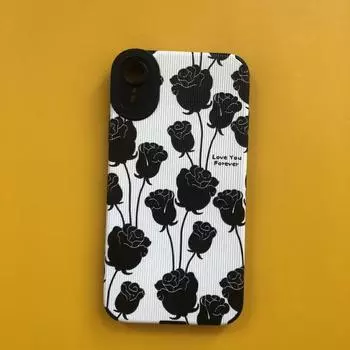 Чехол для телефона с цветами розы для Iphone 13 Pro Max 11 12 Mini 14, защитный противоударный чехол из ТПУ для камеры Iphone Xr Xs X 7 8 Plus 6s 6 iphone 6s 6