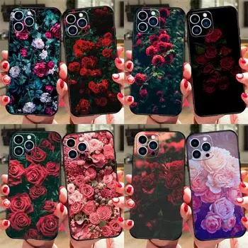 Чехол для телефона с цветком и красной розой для iPhone Samsung Galaxy Redmi Xiaomi Oppo OnePlus Note SA 7 8 9 10 11 12 13 14 20 21 22 23 53 54 Pro Max Plus Ultra iPhone 6 or 6S