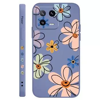 Чехол для телефона с цветком-обручем для Xiaomi Mi 15 14 14T 13 13T 12 12X 12T 12S 11 11T 10 10T 9 9T Pro Lite Жидкий силиконовый чехол 15