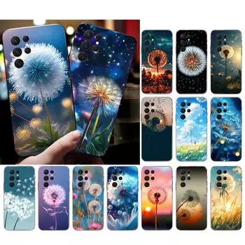 Чехол для телефона с цветком одуванчика для Samsung A52S A21S A33 A23 A13 A14 A32 A52 A53 A54 A51 A71 A15 A53 5G