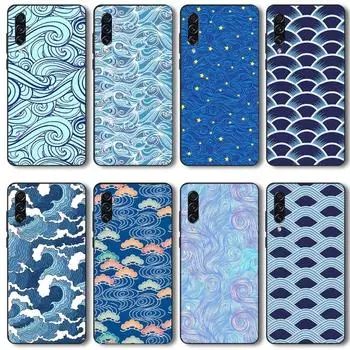 Чехол для телефона с цветочной текстурой в японском стиле для Realme GT 2 9i 8i 7i Pro X50 X2 C35 C21 C20 C11 C3, мягкий черный чехол для телефона Realme GT NEO 3