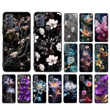 Чехол для телефона с цветочным принтом для Moto Edge 50 40 Pro Edge 40 30 Ultra Neo Fusion G Power G Stylus G Play E32 E20 E40 Moto Edge 40 Pro