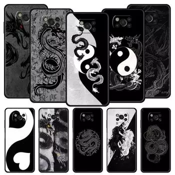 Чехол для телефона с дизайном дракона для Xiaomi Poco X5 Pro X4 X3 NFC F5 Pro F4 F3 GT M5 M4 Pro 5G M3 C51 C50 C55, мягкий силиконовый чехол Redmi 10