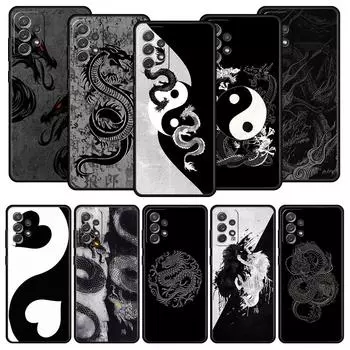 Чехол для телефона с дизайном дракона для Samsung A51 A71 A21S A12 A11 A31 A41 A52 A32 A01 A23 A33 A53 A73 A03S A05S A13 5G A72 A54 A34 Samsung A23