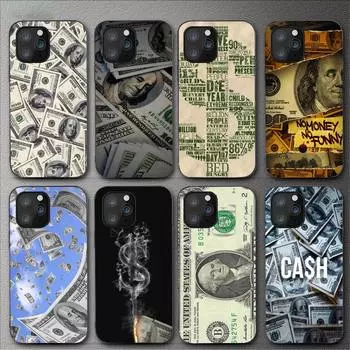 Чехол для телефона с долларами и деньгами для Iphone 11 12 Mini 13 14 Pro Xs Max X 8 7 6s Plus 5 Se Xr Shell iPhone13PRO