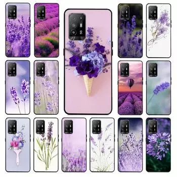 Чехол для телефона с фиолетовым цветком лаванды и лаванды для OPPO A74 A94 5G A3S A5S A9 A12 A15S A52 A53S A72 A73 2020 A91 5G, чехол OPPO A3S
