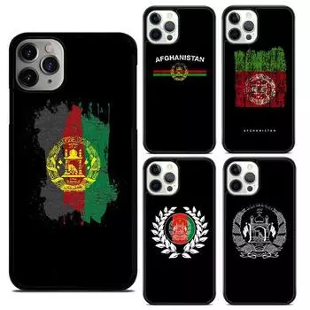 Чехол для телефона с флагом Афганистана для iPhone 11 12 13 14 Pro Max mini X XR XS SE 2020 6S 7 8 Plus Samsung Galaxy S21 S22 iPhone 6plus
