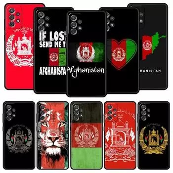 Чехол для телефона с флагом Афганистана для Samsung A13 A51 A71 A41 A31 A21S A11 A01 A03S A12 A32 A52 A22 A23 A33 A53 A73 5G Samsung A22 5G