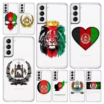 Чехол для телефона с флагом Афганистана для Samsung Galaxy S23 S22 Ultra S20 S21 FE 5G S10 S10E S9 S8 Plus 4G, мягкая прозрачная задняя крышка Samsung S20 FE