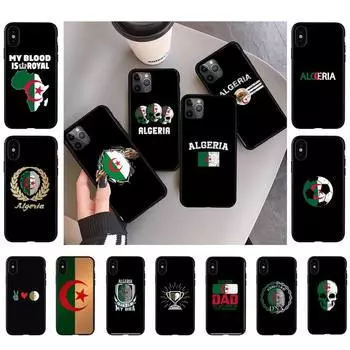 Чехол для телефона с флагом Алжира для iPhone 11 12 13 mini pro XS MAX 8 7 6 6S Plus X 5S SE 2020 XR iphone 5 5s SE