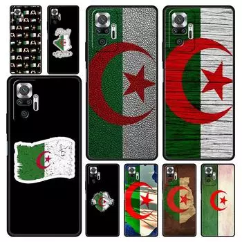 Чехол для телефона с флагом Алжира для Xiaomi Redmi Note 13 12 5G 9S 9 8 10 11 Pro 4G 9T 13C 12C 10C 9C 9A 7 Pro Мягкий силиконовый чехол Redmi Note 12Pro 5G