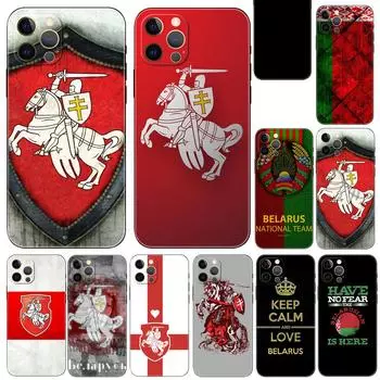 Чехол для телефона с флагом Беларуси для iPhone 5 5S 2020se 6 6s 7 8 plus x 10 XR XS 11 12 13 mini pro MAX, черная задняя крышка из ТПУ iphone 5 5S SE 2016