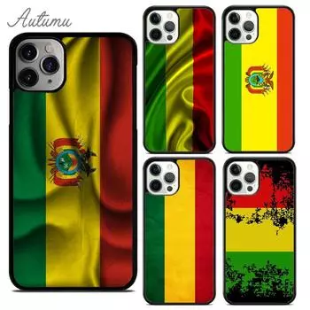 Чехол для телефона с флагом Боливии для iPhone 11 12 13 14 Pro Max mini X XR XS SE 2020 5 6S 7 8 Plus Samsung Galaxy S21 S22 iPhone 6plus