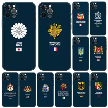 Чехол для телефона с флагом Греции, Польши, Венесуэлы для iPhone 5 2020se 6 6s 7 8 plus x 10 XR XS 11 12 13 mini pro MAX, черная задняя крышка из ТПУ iphone 5 5S SE 2016