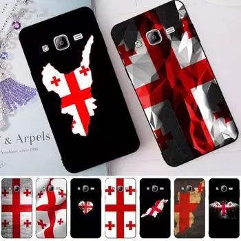 Чехол для телефона с флагом Грузии для Samsung Note 9 10 20 Plus Pro Ultra J6 J5 J7 J8, мягкий черный чехол для телефона Galaxy Note20