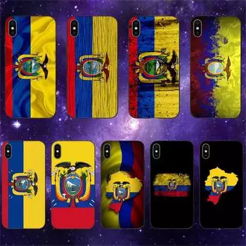 Чехол для телефона с флагом Эквадора для iPhone 11 12 Mini 13 14 Pro XS Max X 8 7 6s Plus 5 SE XR Shell iPhone11