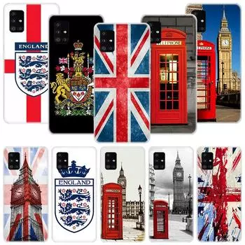 Чехол для телефона с флагом Лондона, Великобритании и Англии для Samsung Galaxy A12 A22 A32 A42 A52 A72 A51 A71 5G A41 A31 A21 A02S M12 M21 M31 Samsung A12 5G