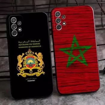 Чехол для телефона с флагом Марокко для Samsung Galaxy S20 S21 S22 S30 S7 S10 S8 S9 S6 Pro Plus Edge Ultra Fe, противоударный чехол SamsungS6