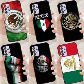 Чехол для телефона с флагом Мексики для Samsung Galaxy A52 A12 A32 A42 A72 A52S A21S A20e A11 A31 A51 A71 A50 A70 Samsung A10