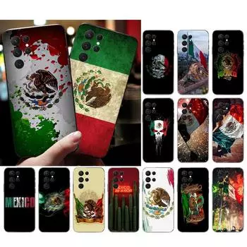 Чехол для телефона с флагом Мексики для Samsung S24 S23 S22 S21 S20 Ultra S20 S22 S21 S10E S20 FE S24 Plus S24Ultra