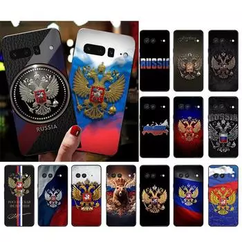 Чехол для телефона с флагом России для Google Pixel 8 7 Pro 7a 6A 6 Pro Pixel 8A 4A 3A 4 XL Pixel 5 6 4 3 3A XL Google Pixel 7 Pro