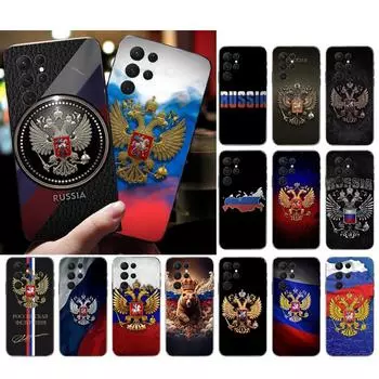 Чехол для телефона с флагом России для Samsung A52S A21S A33 A23 A13 A14 A32 A52 A53 A54 A51 A71 A15 A52S 5G