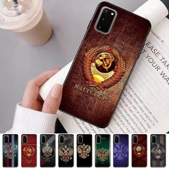 Чехол для телефона с флагом России для Samsung S20 lite S21 S10 S9 plus для Redmi Note8 9pro для Huawei Y6 Samsung S20 lite