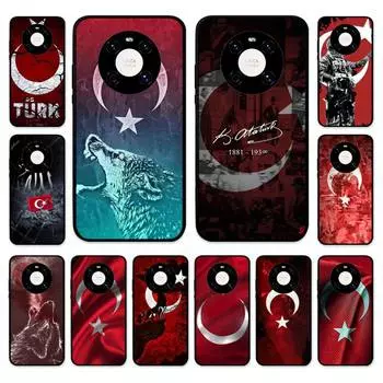 Чехол для телефона с флагом Турции, Стамбула, Анталии, Мустафа, волка для Huawei Nova 7 Se 5 3i 3e 3 2 5i Mate 10 20 Lite 30 40 Pro 20x9 Huawei Mate50