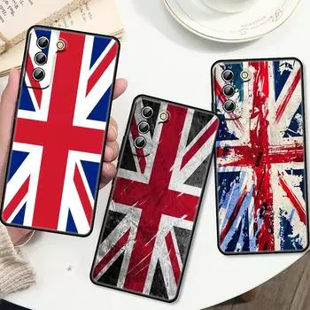 Чехол для телефона с флагом Великобритании, Англии и Великобритании для Samsung S22 S21 S20 S10 S8 Note 20 A8 A9 A73 A71 A53 M52 A33 A32 Ultra Plus FE Samsung S21 Ultra 5G