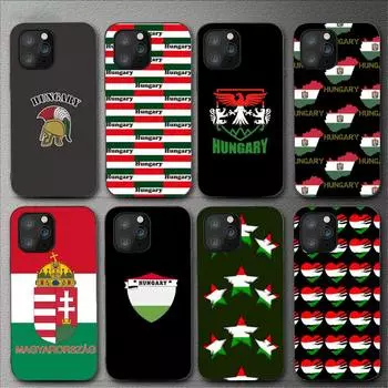 Чехол для телефона с флагом Венгрии для Iphone 11 12 Mini 13 14 Pro Xs Max X 8 7 6s Plus 5 Se Xr Shell iPhone13PROMAX