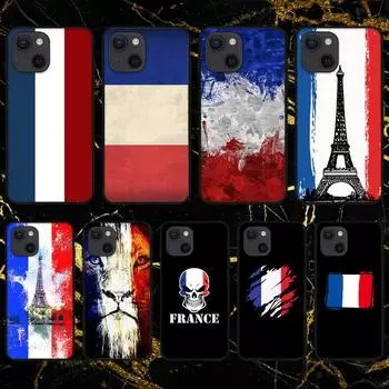 Чехол для телефона с французским флагом для iPhone 11 12 Mini 13 14 Pro XS Max X 8 7 6s Plus 5 SE XR Shell iPhone6
