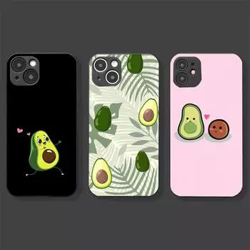 Чехол для телефона с фруктами авокадо для Iphone 7 8 Plus X Xr Xs 11 12 13 Se2020 Mini Mobile Iphone 14 Pro Max Чехол iphone 12