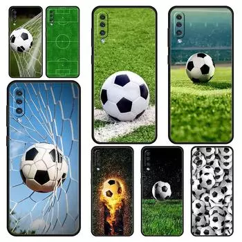 Чехол для телефона с футбольным мячом и футбольным полем для Samsung Galaxy A52 A50 A70 A30 A40 A20S A20E A02S A12 A22 A72 A42 A32 5G A04s Samsung A40