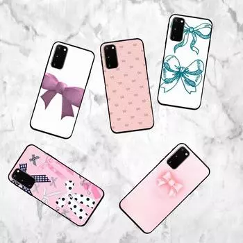 Чехол для телефона с галстуком-бабочкой для Samsung Galaxy S7 Edge Plus S9 S20Plus S20ULTRA S10lite S225G S10 samsungS22plus5G