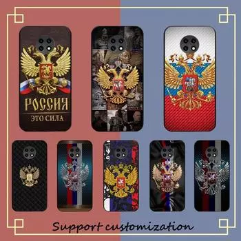 Чехол для телефона с гербом и флагом России для Redmi Note 4X5 A 6 7 8 Pro T 9 Pro 9S 10 Pro 11 Pro 11S 11Epro PocoM3pro Redmi Note 8Pro
