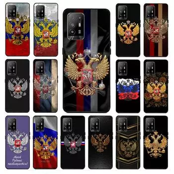 Чехол для телефона с гербом российского флага для OPPO A54 A74 A94 A53S A9 A5 A15 A16 A91 A96 A76 Reno8 8Pro Reno2 Z OPPO A5 2020