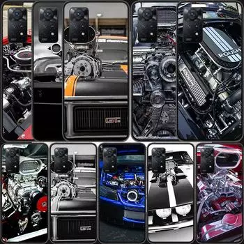 Чехол для телефона с гоночным двигателем и обнаженными мышцами для Redmi Note 13 Pro 5G Plus 12 12C 10 10A 10C 9 9A 9C 9T 8 8A K60 K70 Pro Xiaomi Redmi 7