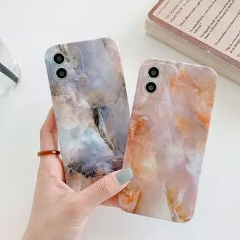Чехол для телефона с гранитным камнем и мрамором для Iphone 12 11 Pro Max Xr X Xs Max 7 8 Plus Se 2020 12mini Smooth Gradient Soft Imd Back Cover For iphone XR