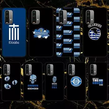 Чехол для телефона с греческими национальными флагами Греции для Xiaomi9 10 11PRO LITE Redmi Note7 8 9 10A PRO K40 Poco3 Shell Redmi8